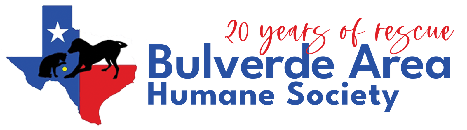 Bulverde Area Humane Society Horizontal Logo